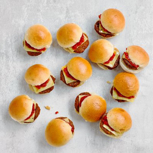 Mini Pork & Chorizo Burgers from Waitrose