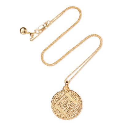 Mini Marie Gold Pendant from Monica Vinader