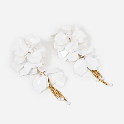 Flower Earrings from Uterque