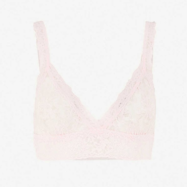 Signature Lace Triangle Bra in Bliss Pink from Hanky Panky