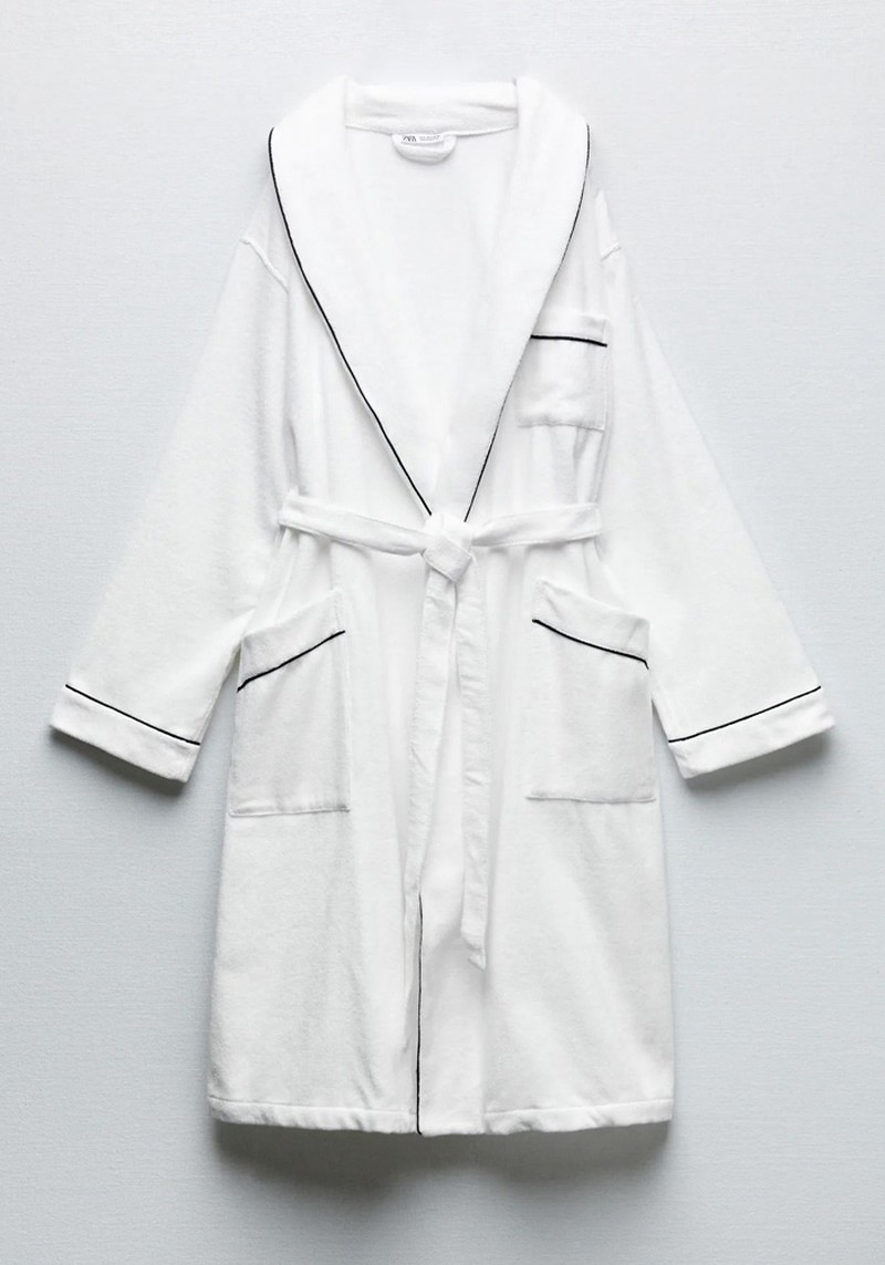 Terry-Effect Bathrobe from Zara