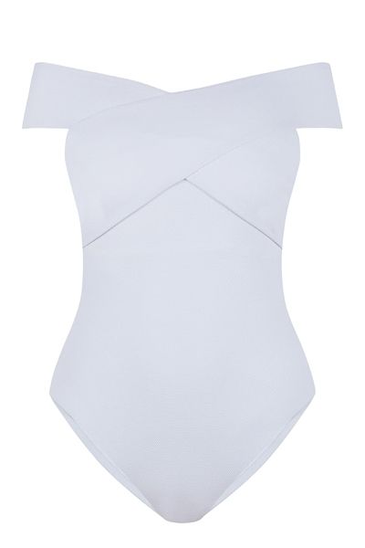 Oaula Maillot White from Casa Raki