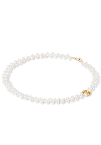 La Calliope Gold-Plated Pearl Necklace from Alighieri