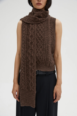Yvette - Cable Knit Scarf