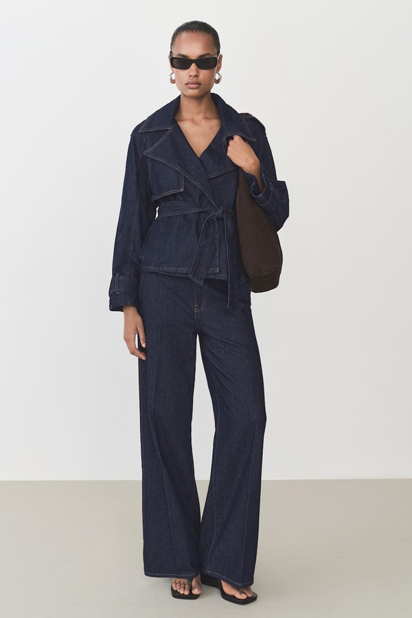 High-Waisted Wide Leg Jeans