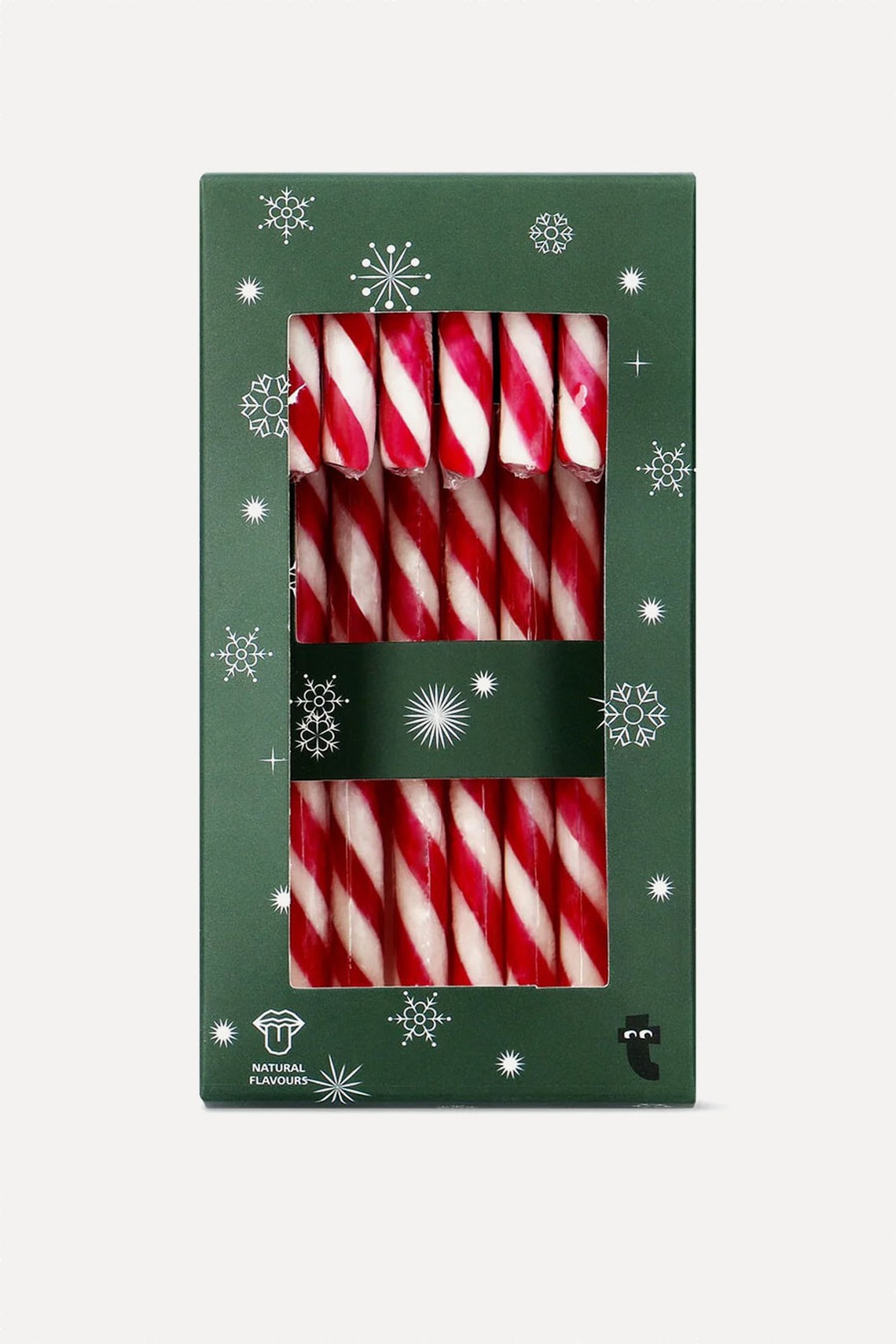 Peppermint Candy Canes Set Of 8 from Flying Tiger