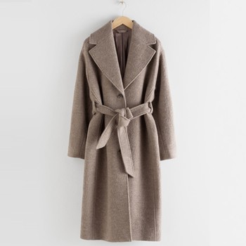 Oversized Belted Wool Coat  from & Other Stories 