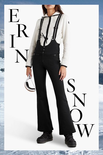 Kris Metallic Striped Bootcut Ski Salopettes, £454 (were £756) | Erin Snow 