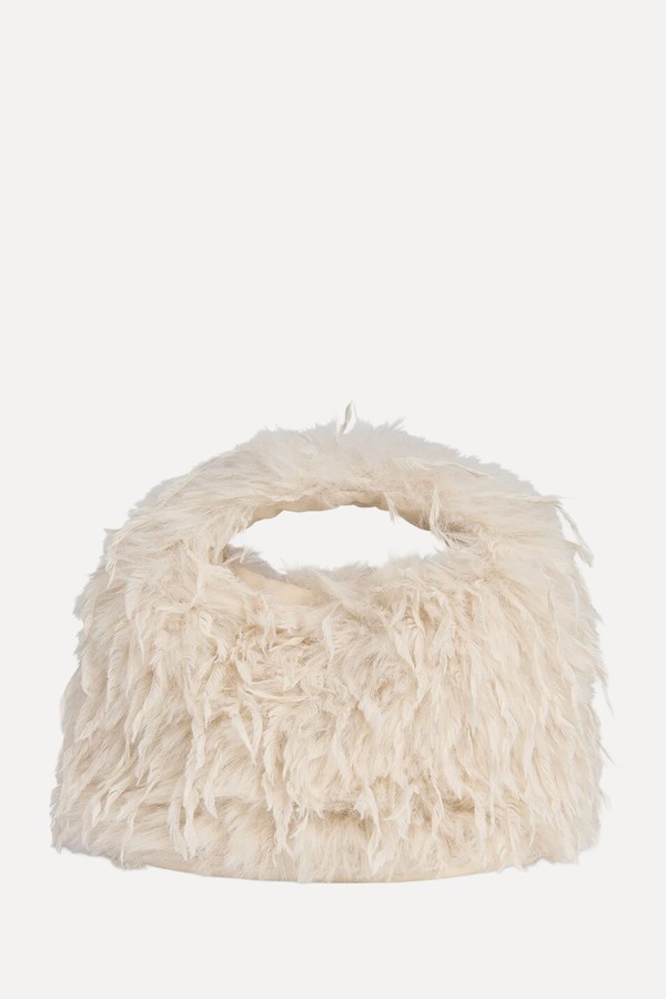 Luz Faux Feather Mini Bag