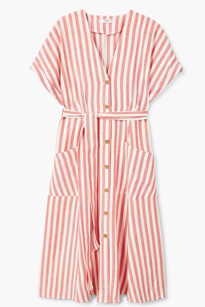 Striped Midi Dress from Mango