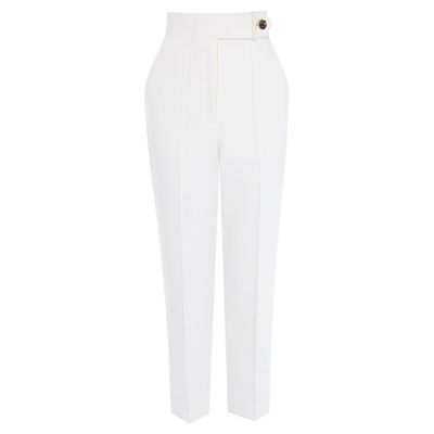 High-Waisted Tailored Trousers