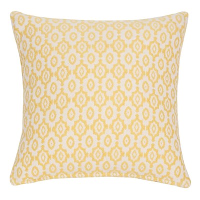 Cotton Cushion Cover With Yellow Jacquard Motifs from Maisons Du Monde