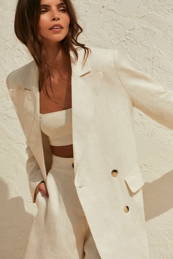 Taina Oversized Blazer, £240, Second Summer