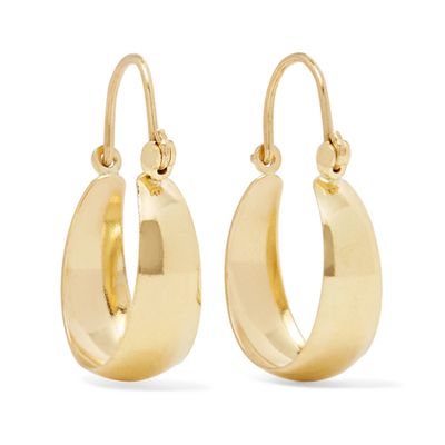 Mini Hammock 14-karat Gold Earrings from Loren Stewart