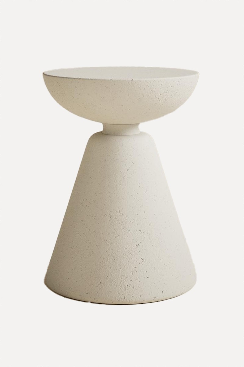 Stone Effect Side Table