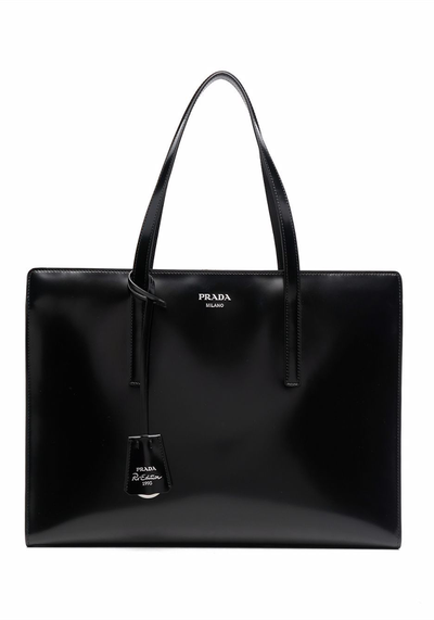 Re-Edition 1995 Brushed Leather Tote Bag from Prada