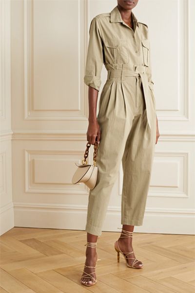 Karagol Metallic-Trimmed Cotton-Canvas Shirt from Mes Demoiselles