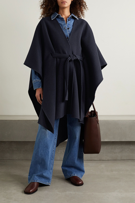 Toba Wool Blend Belted Cape, £2,930 | The Row