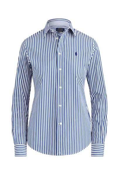 Stretch Slim Fit Striped Shirt