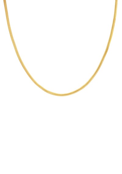 Oval Snake Chain Necklace