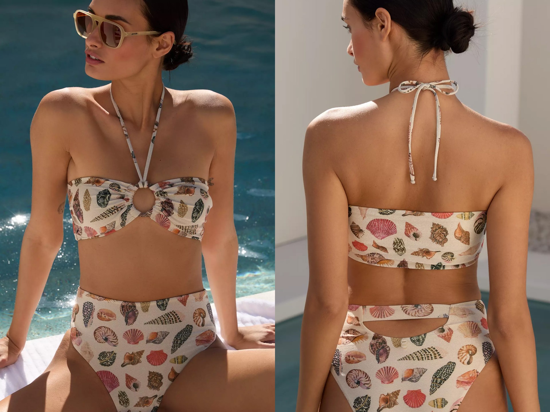 Bandeau Halter Bikini Top from Malai