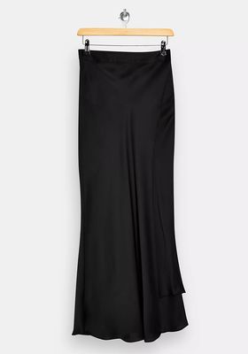 Black Wrap Midi Skirt By Topshop Boutique from Topshop