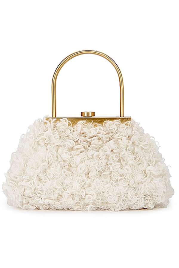 Estelle Mini Faux Shearling Tote from Cult Gaia