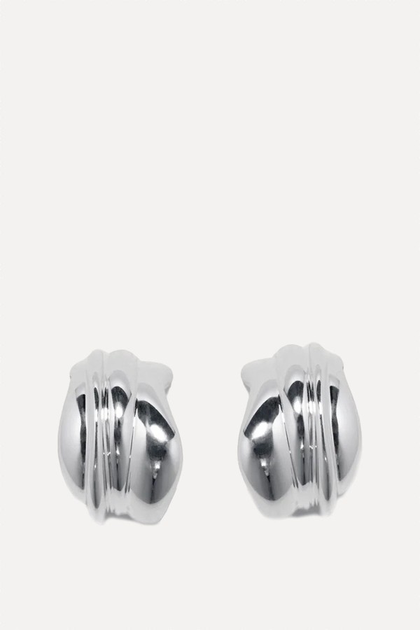 Foreshore Recycled Silver Earrings from Completedworks