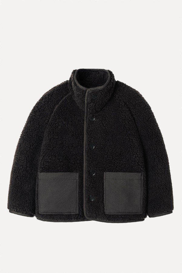 Limited Edition Faux Shearling Jacket With Wool