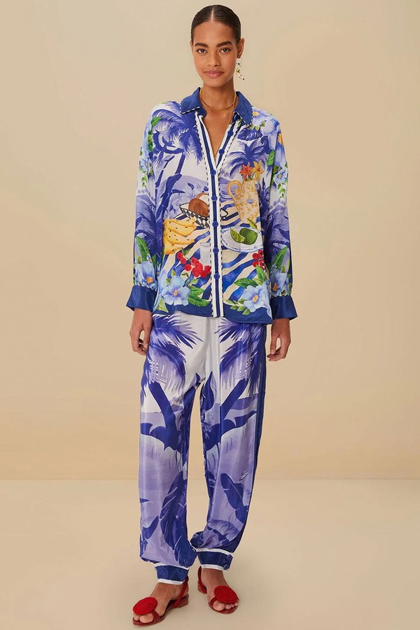 Fresh Table Scarf Pajama Pants from  Farm Rio