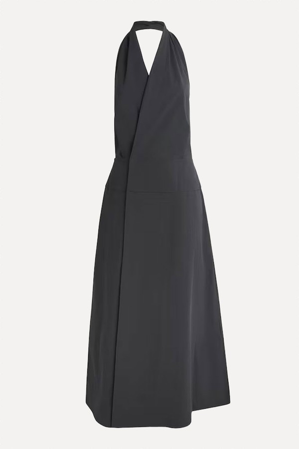 Cotton-Blend Halterneck Maxi Dress from St. Agni