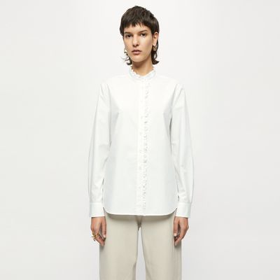 Cotton Ruffle Shirt from Jigsaw