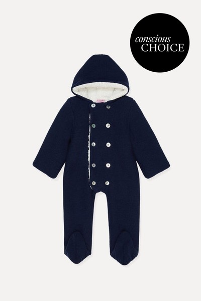 Alejo Merino Baby Snowsuit from La Coqueta