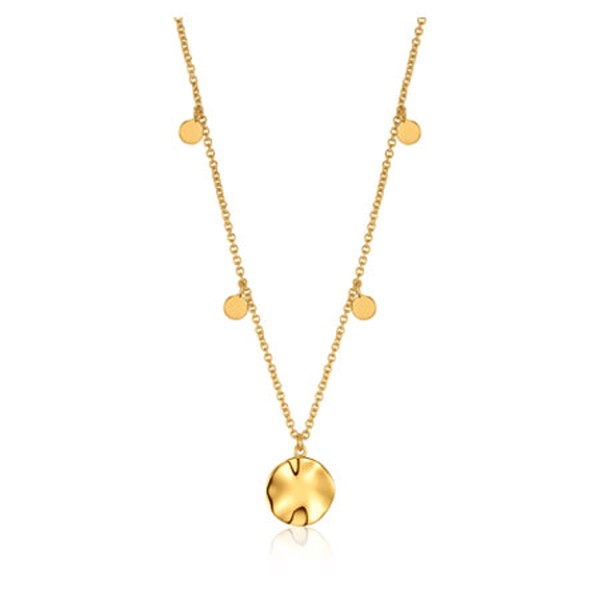 Ripple Drop Discs Necklace from Ania Haie