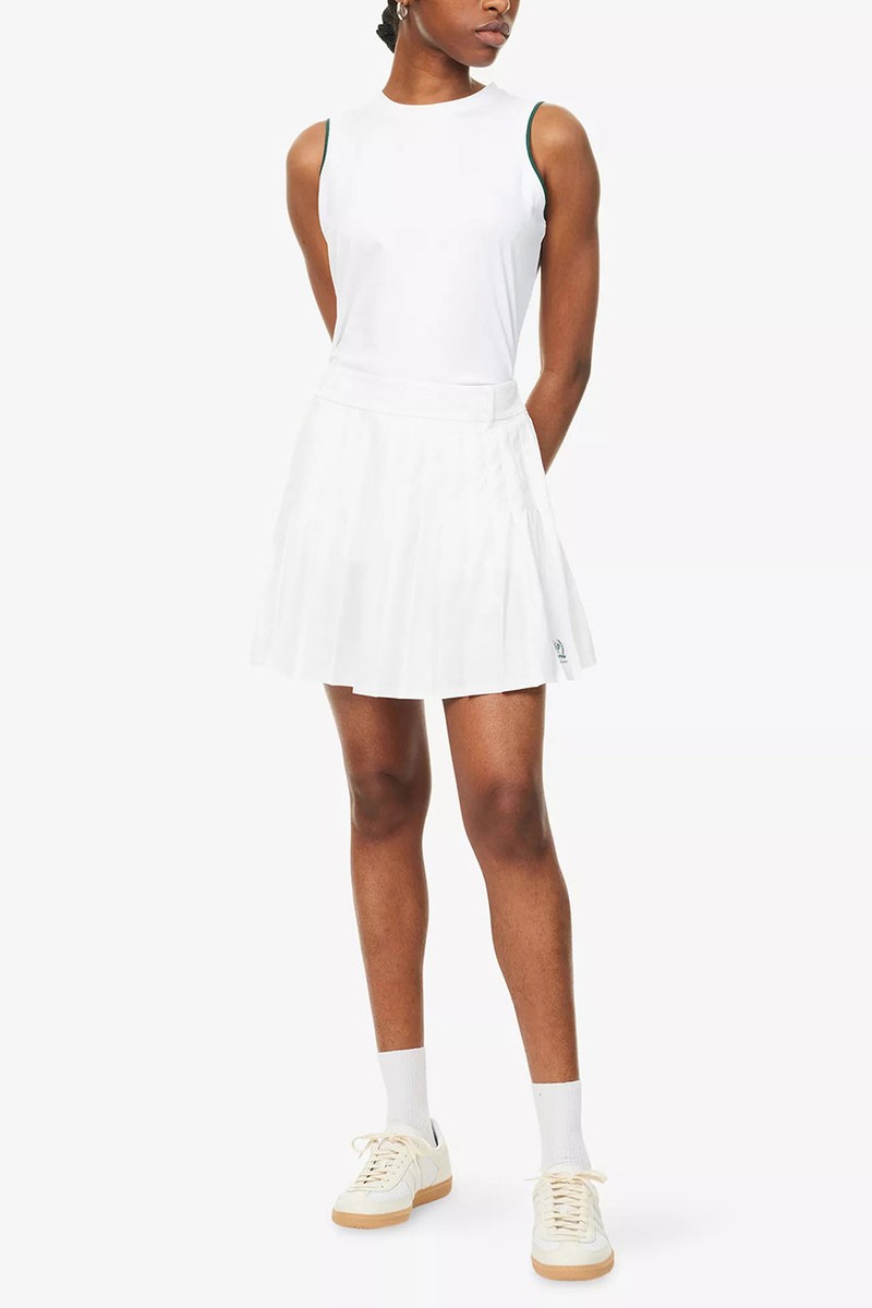 Pleated Woven Mini Skirt from Polo Ralph Lauren x Wimbledon