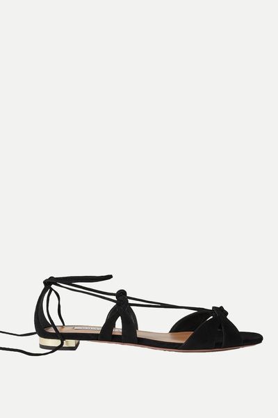 Cala Di Volpe Suede Sandals from Aquazzura 