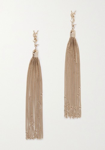 Gold-Tone Earrings from Saint Laurent