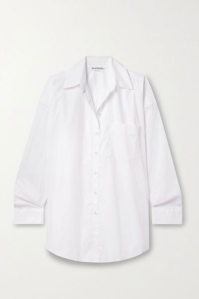 Organic Cotton-Blend Poplin Shirt from Acne Studios