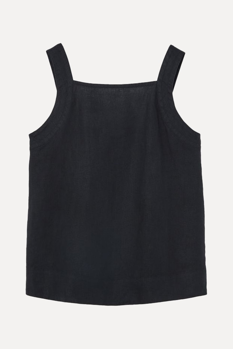 Tie-Back Linen Top from COS