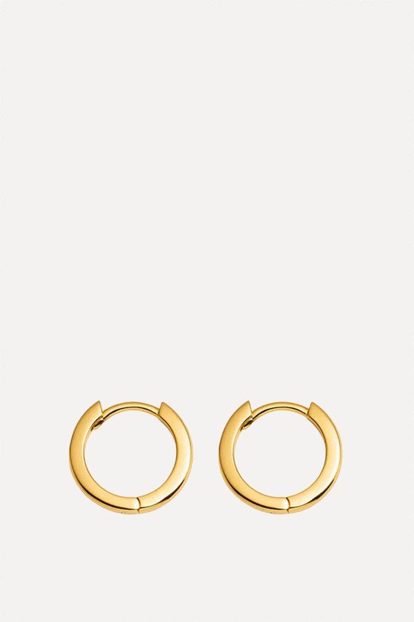 Fine Molten Huggie Earrings