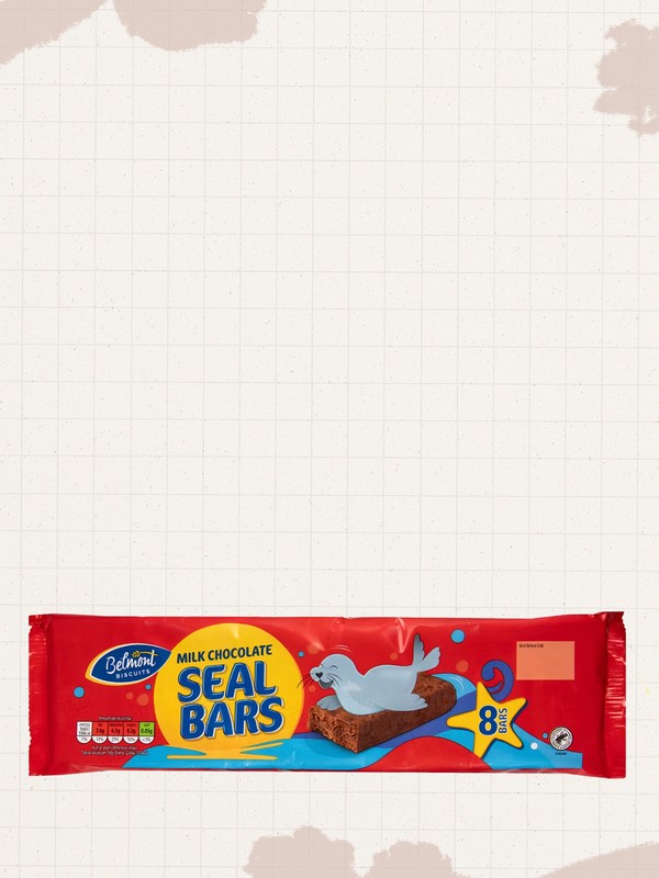 Pack Of 8 Milk Chocolate Seal Biscuit Bars from BELMONT