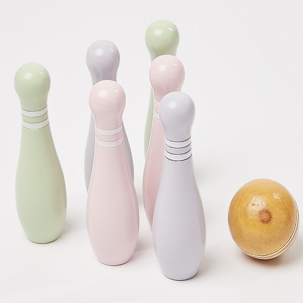 Wooden Skittles Game from Traditional Garden Games