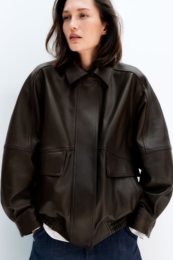 Relaxed Leather Jacket