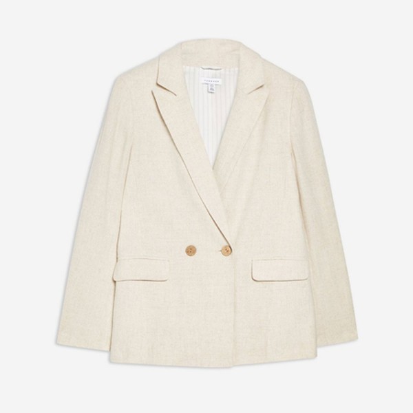 Blazer With Linen