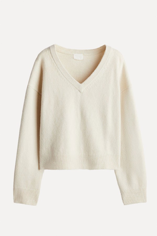 Oversized V-Neck Jumper from H&M