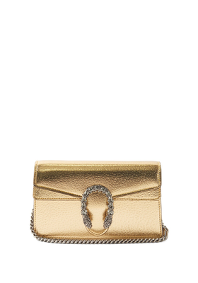 Dionysus Super Mini Leather Cross-Body Bag from Gucci