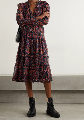 Beatrice Floral-Print Fil Coupé Silk And Lurex-Blend Dress from Ulla Johnson