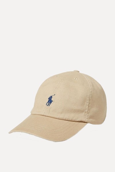 Polo Player Cotton Cap With Embroidered Logo from Polo Ralph Lauren