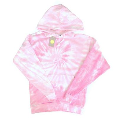 Pastel Pink Tie-Dye Hoodie from Etsy