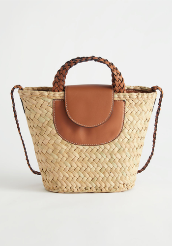 Small Straw Tote Bag